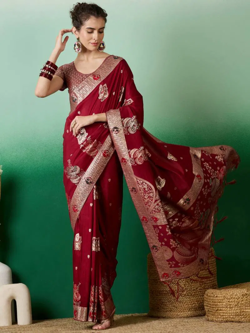 Color Set 8214 Traditional Wear Dola Cotton Saree Suppliers In India
